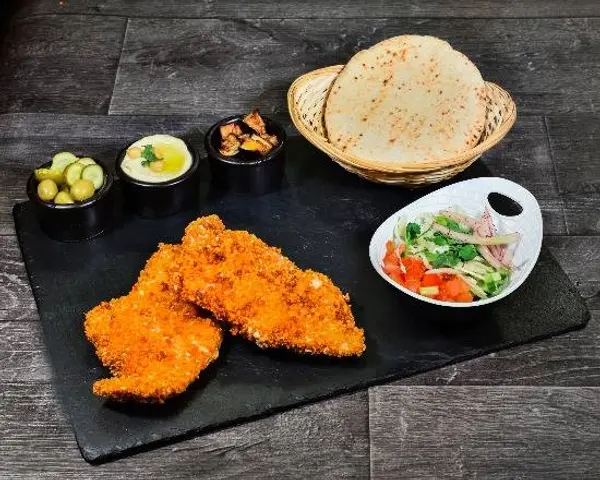 falafel-sahara - Assiette poulet pané