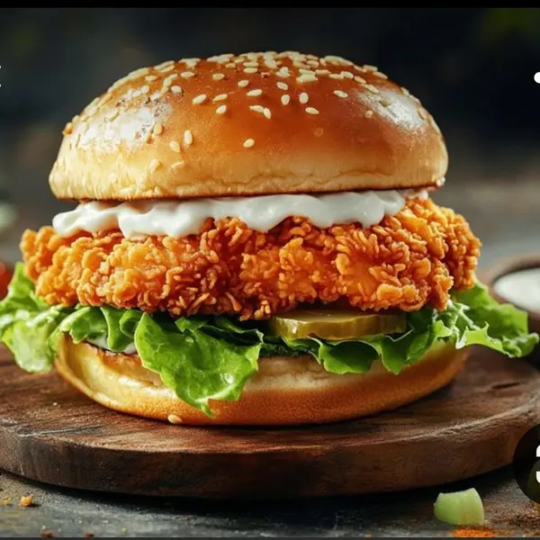 fasil-buna - ችክን በርገር ( Chicken Burger 🐔 )