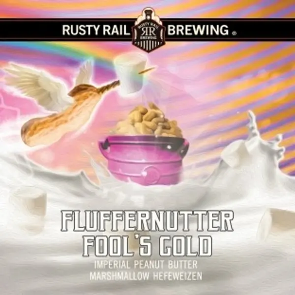 fat-angelos - Rusty Rail/ Fluffernutter Fools Gold - Imperial Peanut Butter Marshmallow Hefeweizen 8%ABV