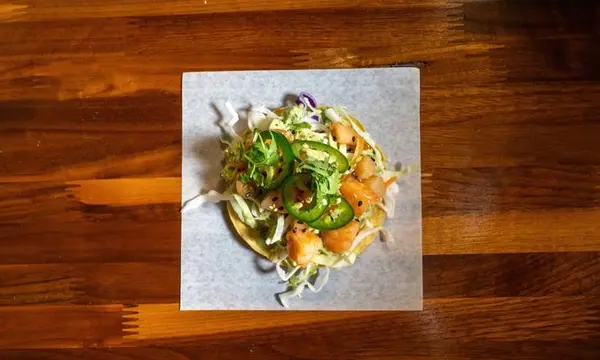 fish-face-poke-bar - One Poke Tostada