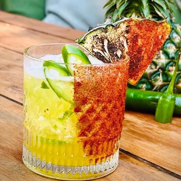 fishermans-restaurant-and-bar - Jalapeni Charred Pineapple Margarita