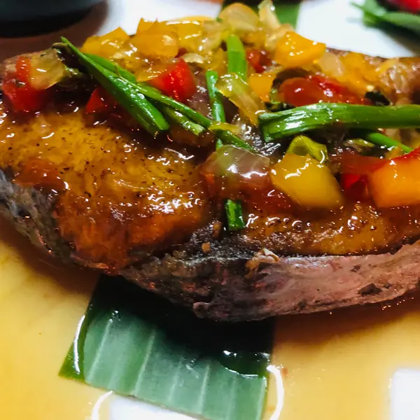 fishermans-restaurant-and-bar - King Mackerel Steak Deep fried Tamarind Sauce