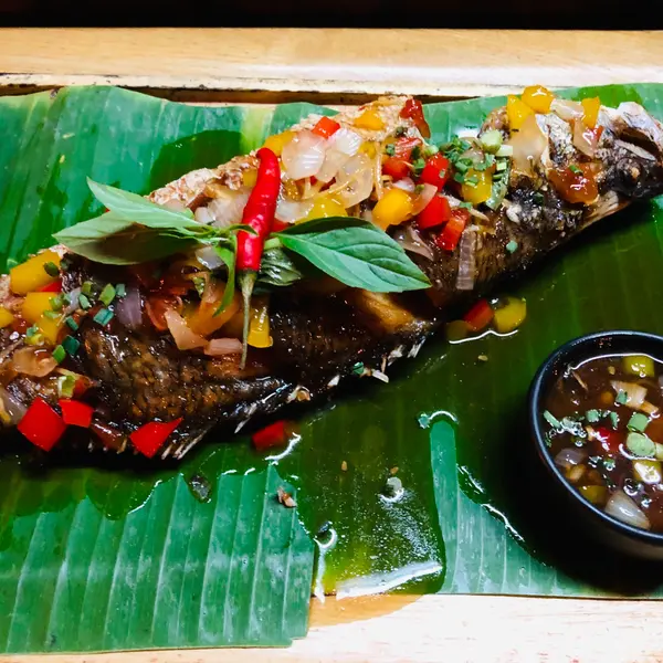 fishermans-restaurant-and-bar - Whole Fish Deep Fried with Tamarind Sauce
