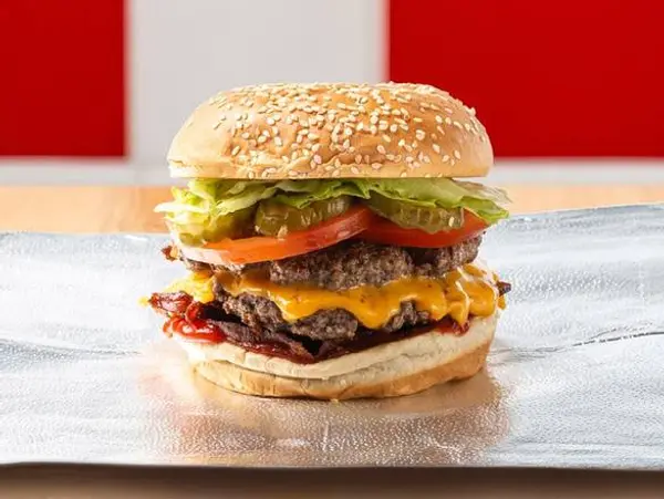 five-guys-les-halles - Bacon cheeseburger