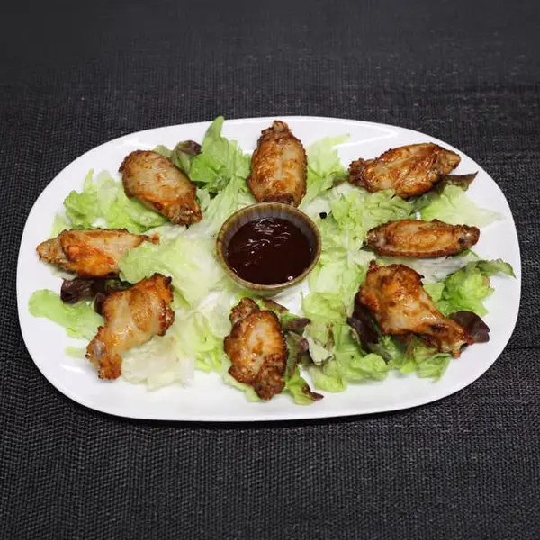 flame-taste-the-fire - Asinhas de Frango com Molho Barbecue