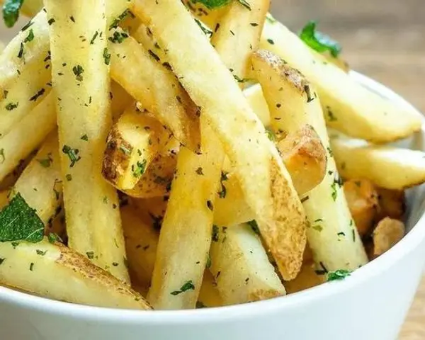 flew-the-coop - Garlic Herb Fries