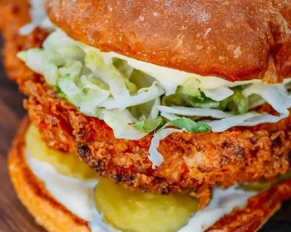 flew-the-coop - Hot Honey Chicken Sandwich