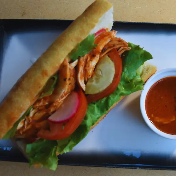 fusion-salva-mex - Sandwich au poulet.