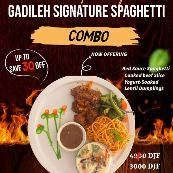 gadileh-resort-hotel-tadjurah - GADILEH SPECIAL SPAGHETTI