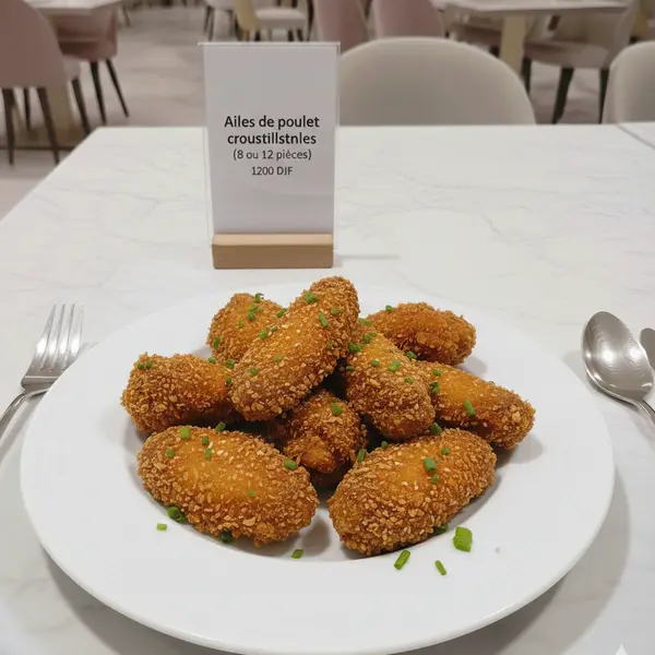 gadileh-resort-hotel-tadjurah - Ailes de poulet croustillantes (8 ou 12 pièces)