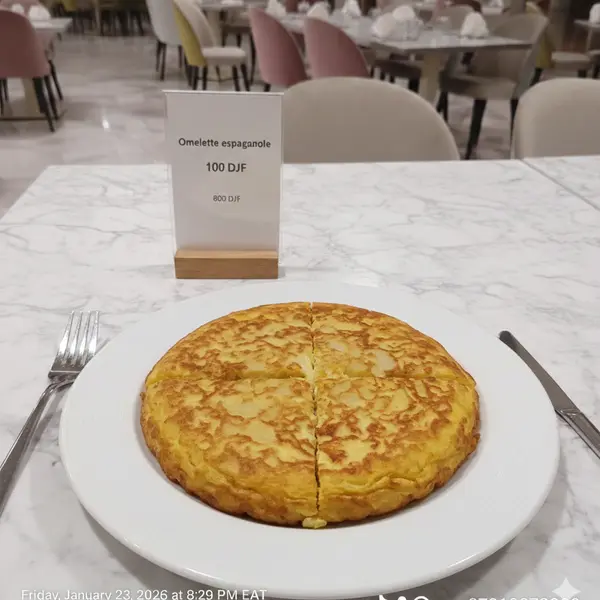 gadileh-resort-hotel-tadjurah - Omelette espagnole
