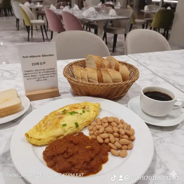 gadileh-resort-hotel-tadjurah - Petit-déjeuner djiboutien