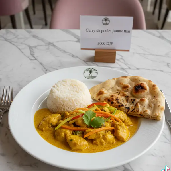 gadileh-resort-hotel-tadjurah - Curry de poulet jaune thaï Clayton