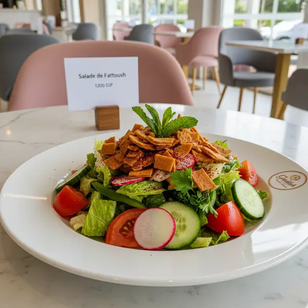 gadileh-resort-hotel-tadjurah - Salade de Fattoush