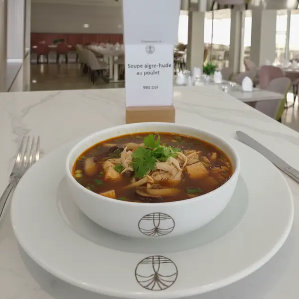 gadileh-resort-hotel-tadjurah - Soupe aigre-chaude au poulet