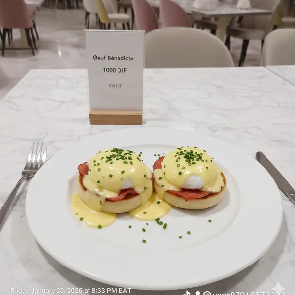 gadileh-resort-hotel-tadjurah - Œuf Bénédicte