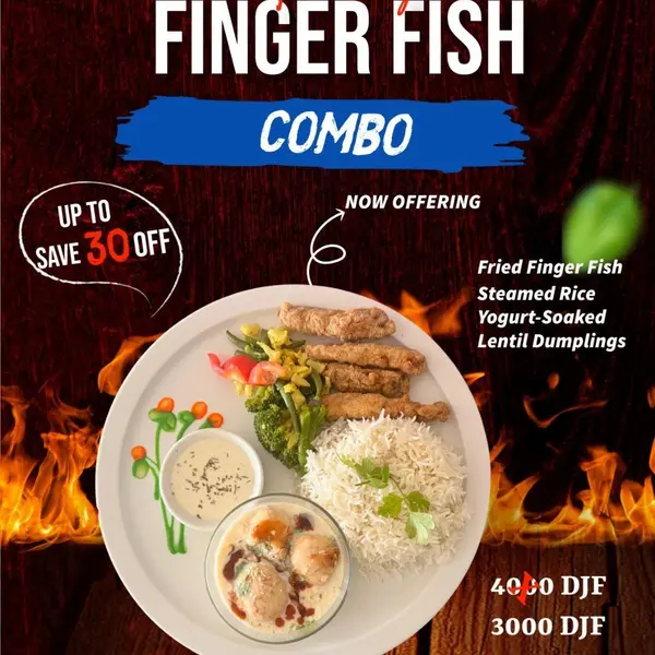 gadileh-resort-hotel-tadjurah - FINGER FISH COMBO