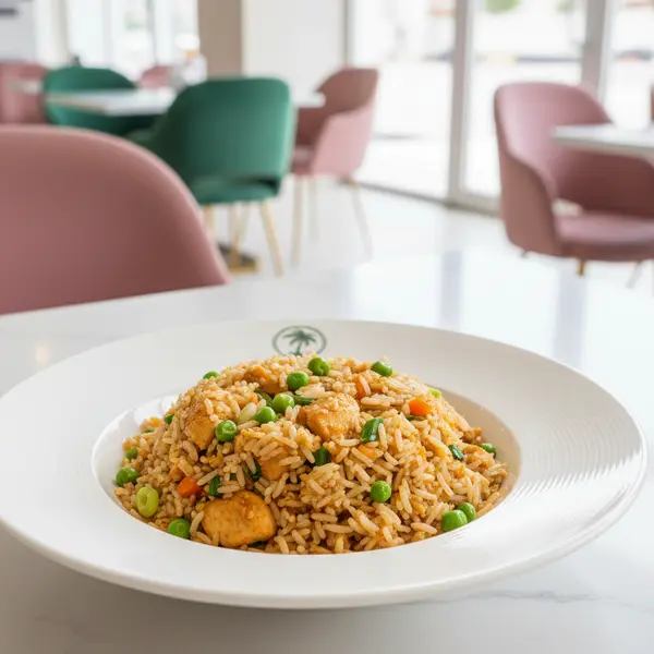 gadileh-resort-hotel-tadjurah - Poulet ou Légumes Riz frit