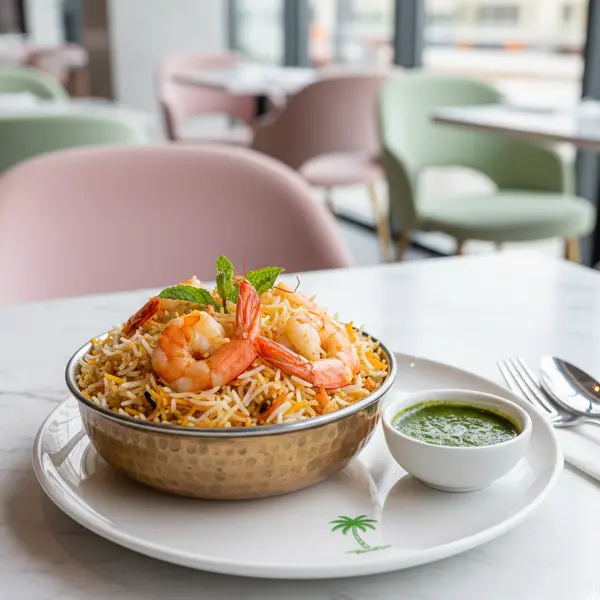 gadileh-resort-hotel-tadjurah - Biryani aux crevettes