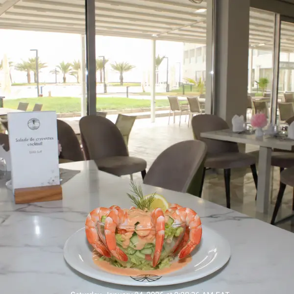 gadileh-resort-hotel-tadjurah - Salade de crevettes cocktail