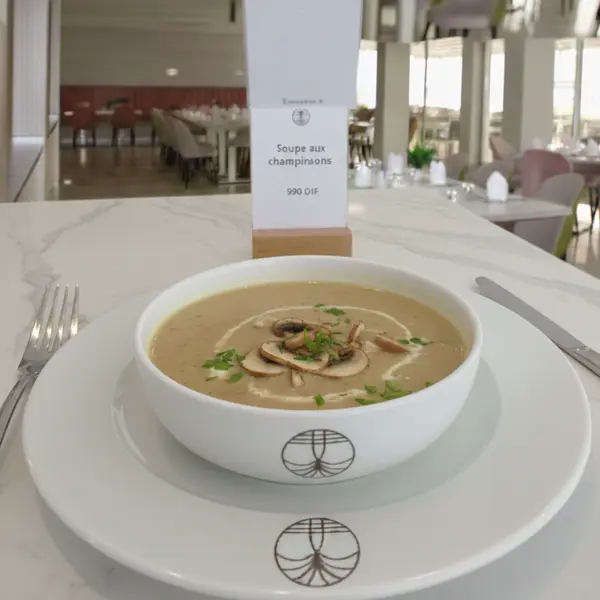 gadileh-resort-hotel-tadjurah - Soupe aux champignons