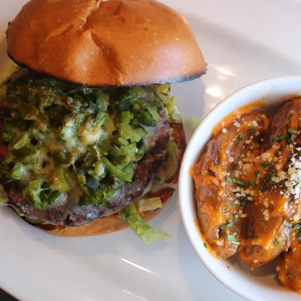 ghost-ranch-modern-southwest-cuisine - Green Chile Burger*