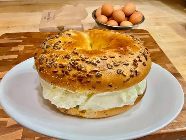 glaze-donuts-bagel-sandwiches - Bagel with Schmear