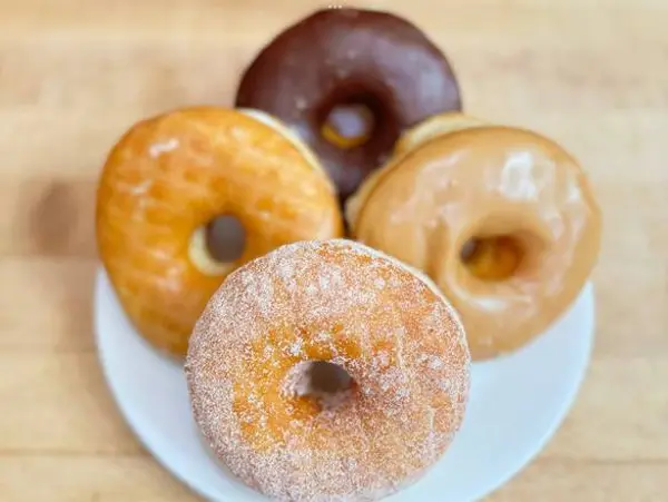 glaze-donuts-bagel-sandwiches - Raised Donut