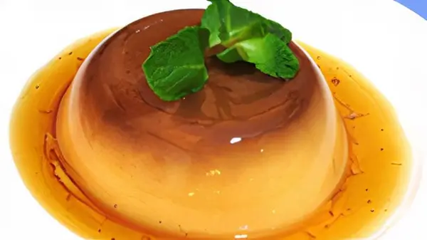 golden-era-vegan-restaurant - Caramel Flan