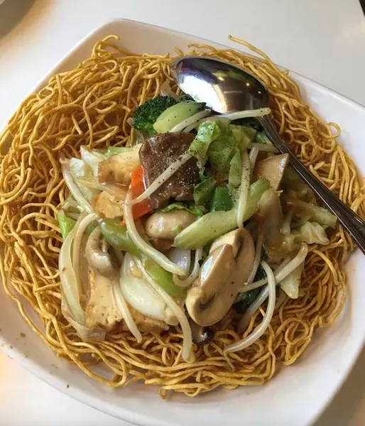 golden-era-vegan-restaurant - 27. Bird Nest Noodles