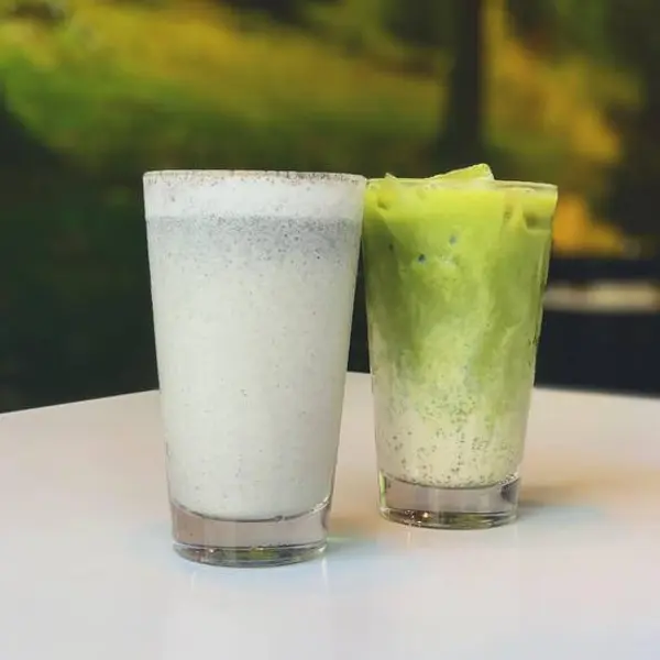 golden-era-vegan-restaurant - Iced Matcha Latte