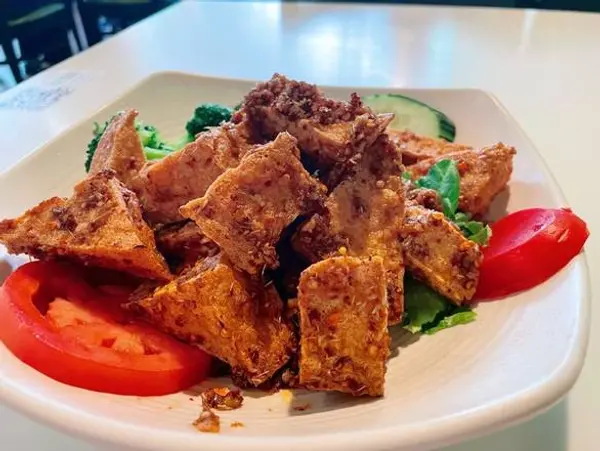 golden-era-vegan-restaurant - 48. Spicy Lemongrass Tofu (GFO)