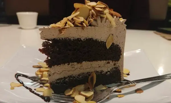 golden-era-vegan-restaurant - Almond Mocha Cake