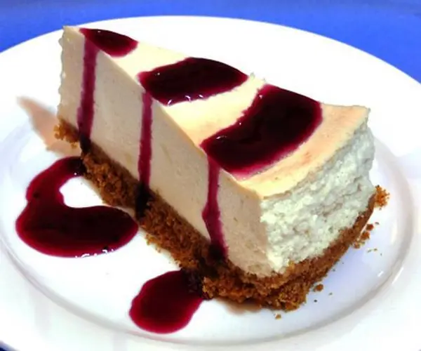 golden-era-vegan-restaurant - Blueberry Cheese Cake