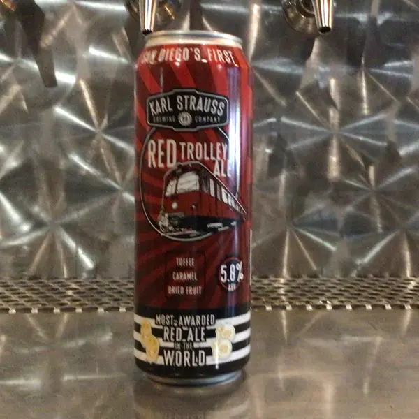 goldsteins-mortuary-delicatessen - Red Trolley Ale (Karl Straus Brewing Co.