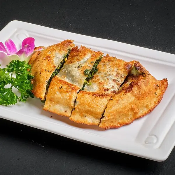good-luck-hot-pot - ZS12-韭菜盒子Pan Seared Chives Dumplings