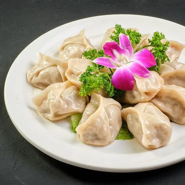 good-luck-hot-pot - ZS9-生煎韭菜虾仁饺Fried Leek Shrimp Dumplings （Big)