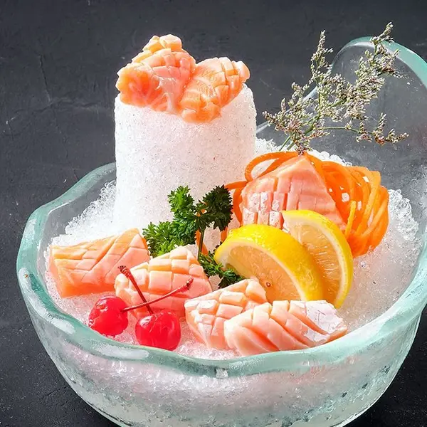 good-luck-hot-pot - E2-三文鱼腩刺身Salmon Belly Sashimi