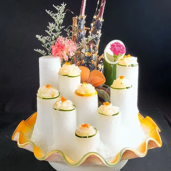 good-luck-hot-pot - F35-大花龙虾刺身Big Flowers Lobster Sashimi