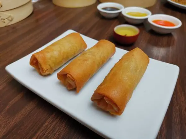 gourmet-kitchen - Spring Roll (3 pcs) 黃金素春卷（3）