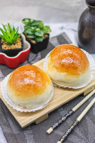 gourmet-kitchen - Baked BBQ Pork Bun (2 pcs) 焗叉燒飽（2）