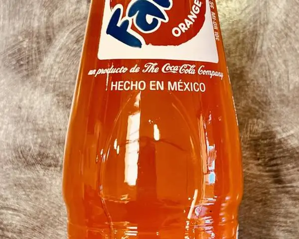 grab-a-gyro - Fanta Glass Bottle