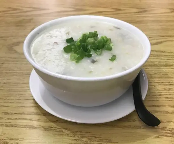 grant-place - Congee with Sliced Pork and Preserved Egg (皮蛋瘦肉粥)