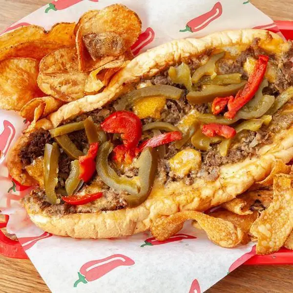 grants-philly-cheesesteak - The Portland Cheese Steak - Whole