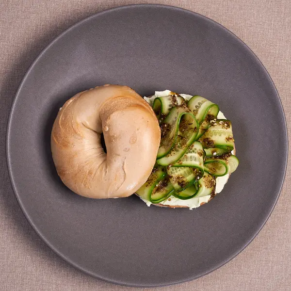 ground-support-cafe - Cucumber Bagel