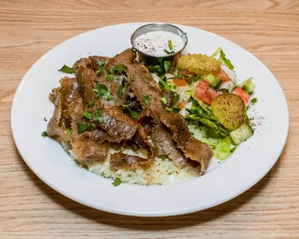 gyros-and-tzatziki - Lamb & Beef Gyro Plate