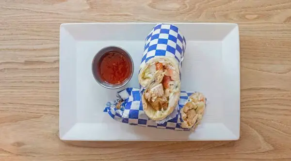 gyros-and-tzatziki - Chicken Kebab Wrap