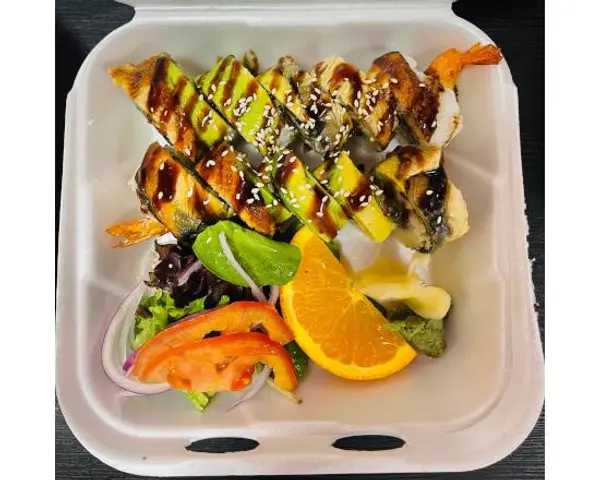 haku-sushi-teriyaki - Dragon Roll