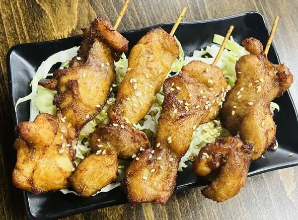 haku-sushi-teriyaki - chicken skewers (4 pc)