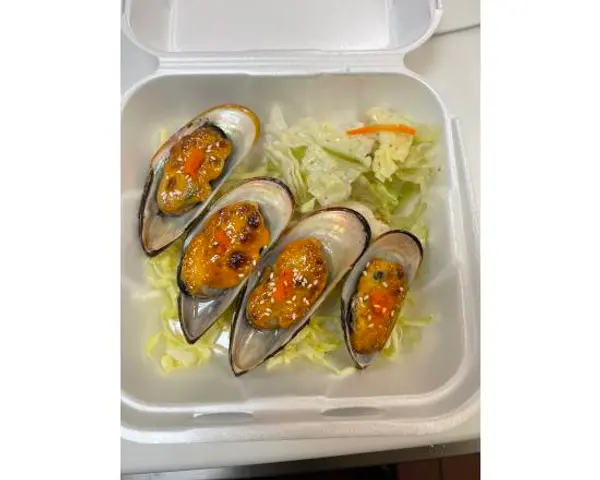 haku-sushi-teriyaki - Baked Mussel